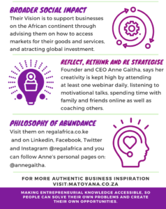  In the Spotlight with Anne Wambui Gaitha from the Regal Africa Group